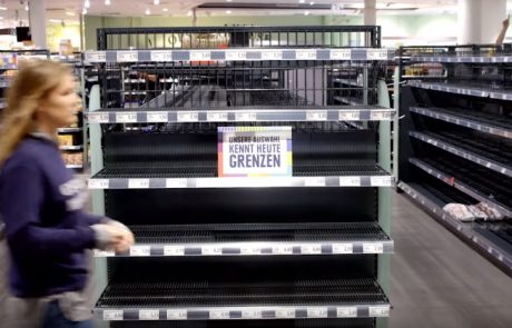קמפיין מבריק: סופרמרקט בגרמניה החליט לרוקן את המדפים